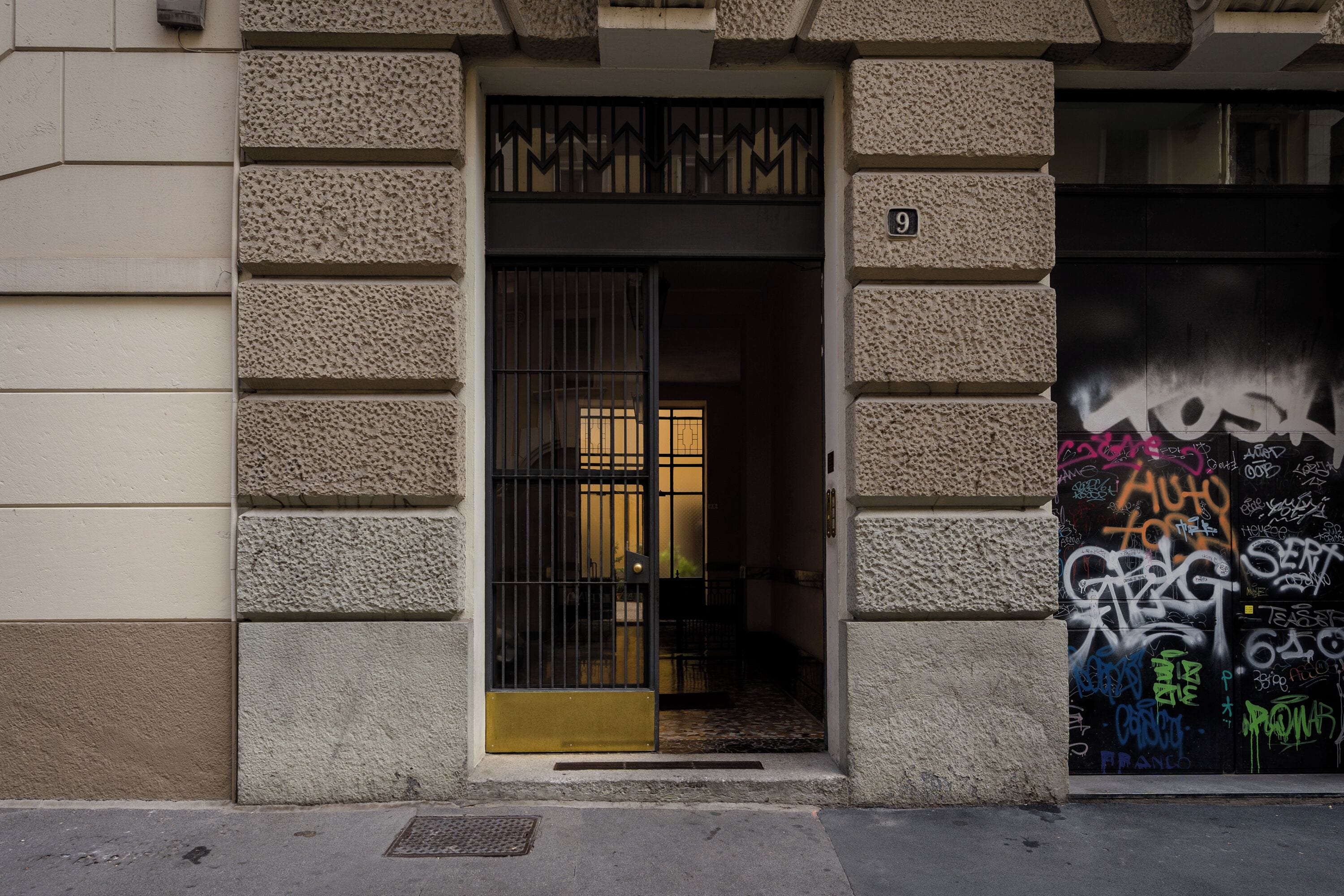 Entrée de l’hébergement