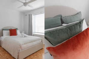 1 bedroom, iron/ironing board, travel crib, WiFi
