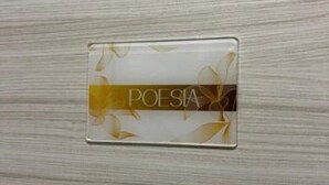 A nameplate with the word "POESIA" on a textured wall. - Apartment*3 Virgilio Lamezia Airport "FANTASIA" (Santa Eufemia Lamezia)
