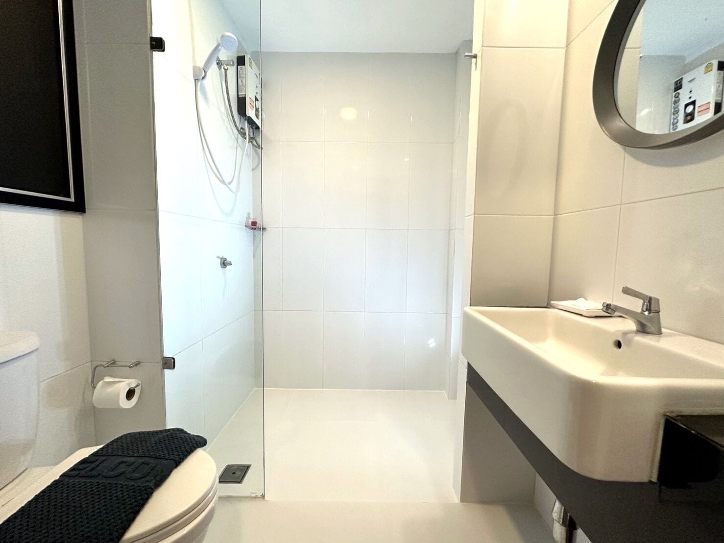 Standard dubbelrum | Badrum | Dusch och handdukar