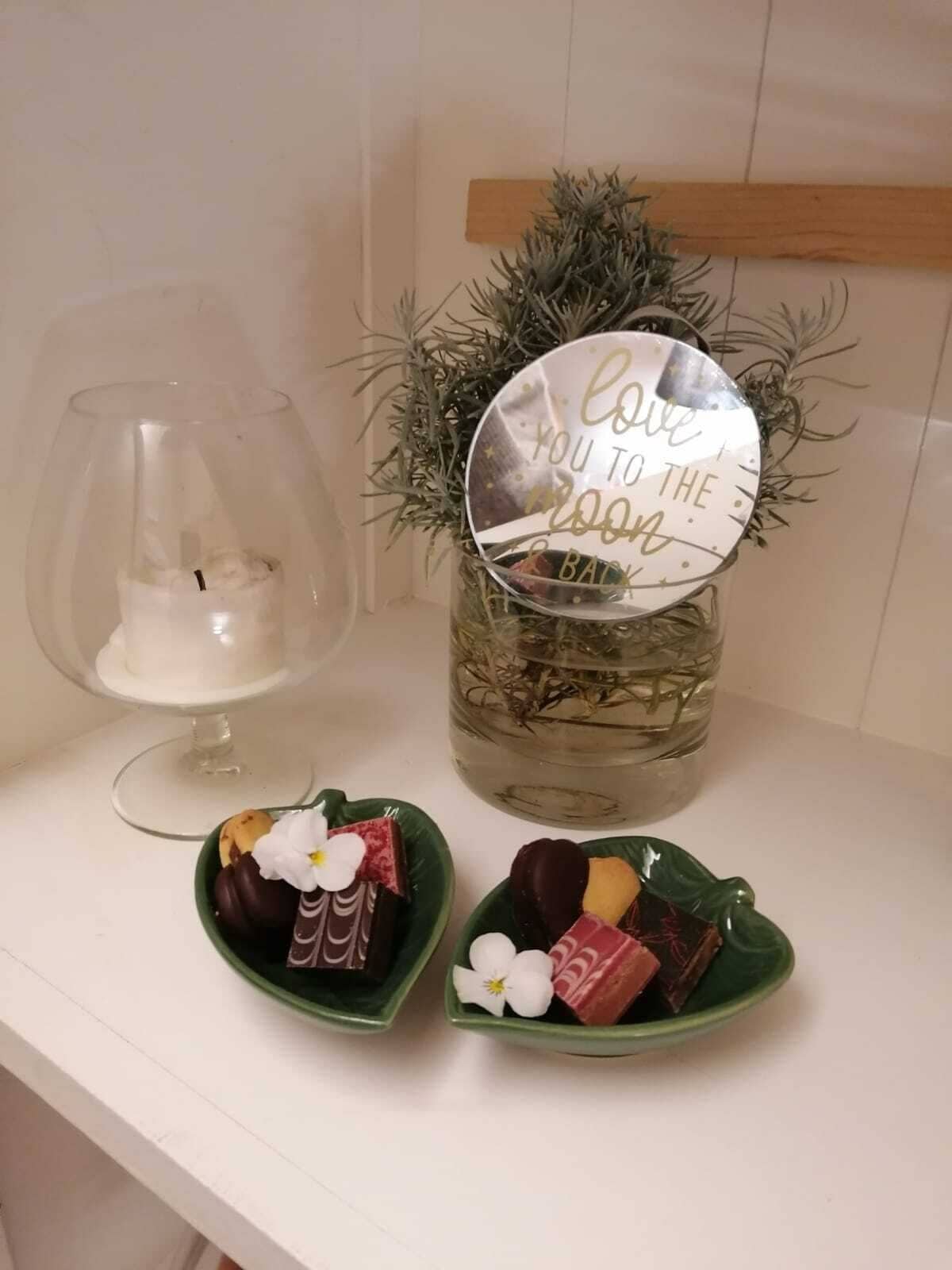 Spiseområde på rommet