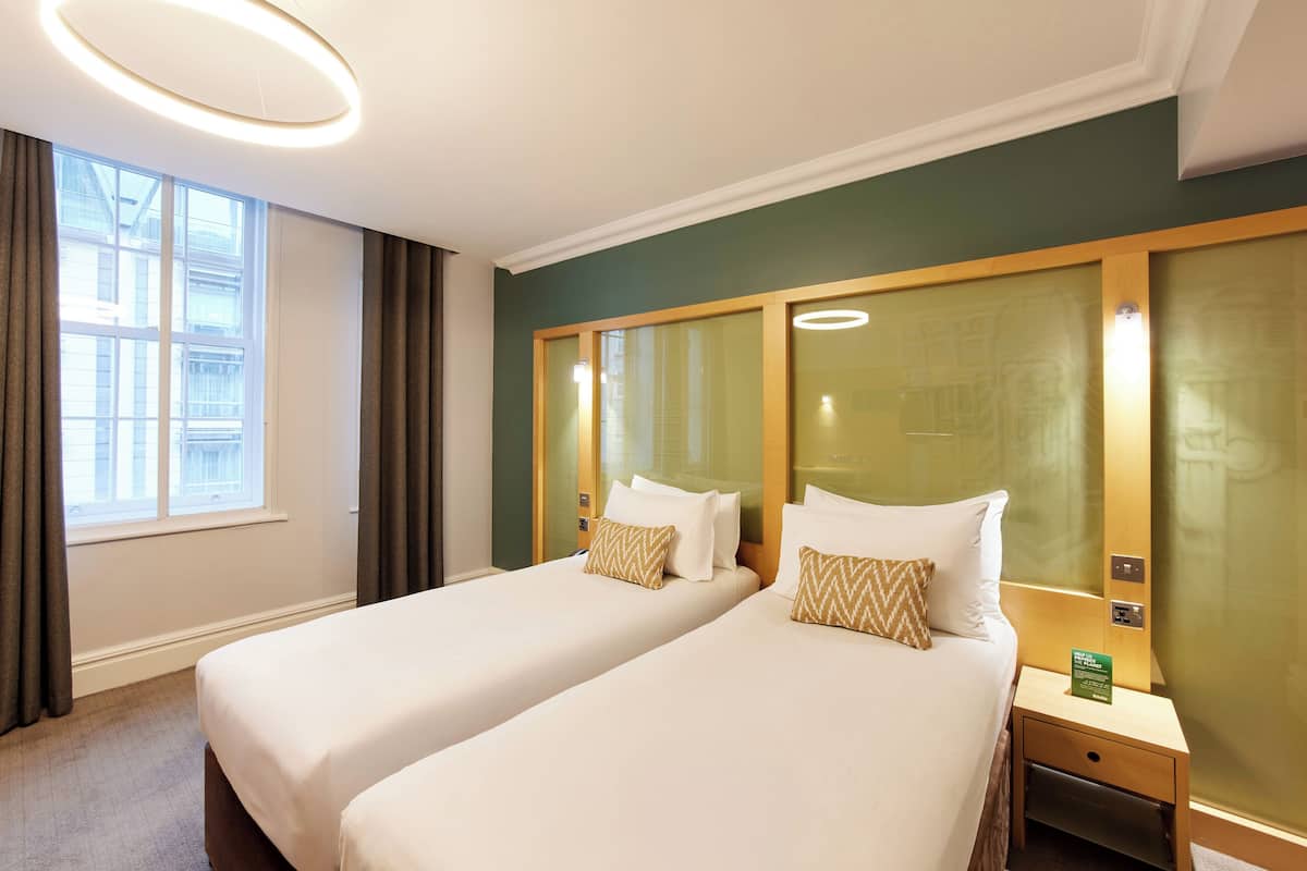 Kahden hengen standard-huone (kaksi sänkyä) | Tallelokero huoneessa, työpöytä, pimennysverhot, silitysrauta/-lauta