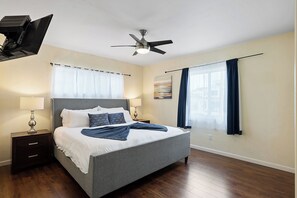 2 bedrooms, iron/ironing board, free WiFi, bed sheets
