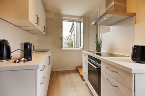 Private kitchen - homie stay Badgasse - Fewos am Main mit Dachterrasse & Fahrradgarage (Ochsenfurt)