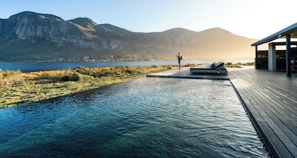 An exclusive retreat on the water's edge in a 160-hectare Fynbos wilderness.
