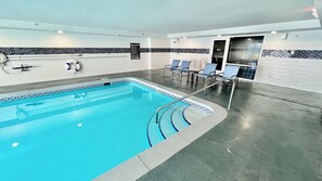Indoor pool, a heated pool