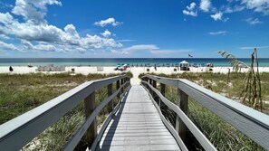 On the beach