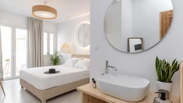 Kamar Deluks | 1 kamar tidur, seprai antialergi, tirai kedap cahaya, dan kedap suara