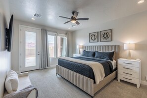 4 bedrooms, iron/ironing board, travel cot, free WiFi
