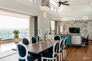 Exclusive Penthouse | Living area - Pointe d'Azur by Horizon Holidays (Grand-Baie)