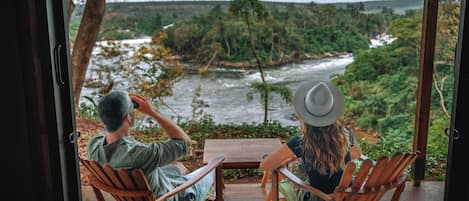 Blick von der Unterkunft