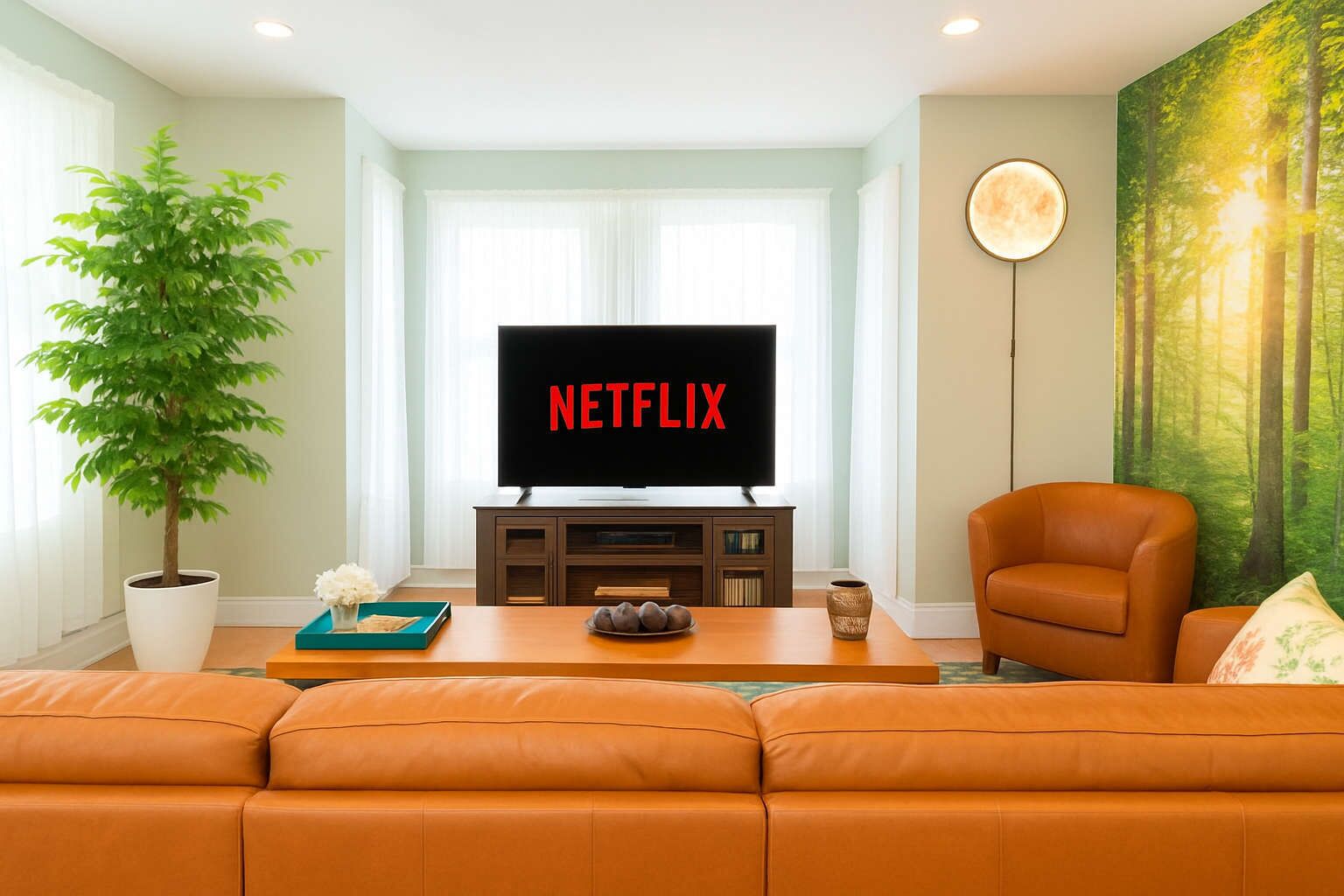 TV, fireplace, DVD player, offices