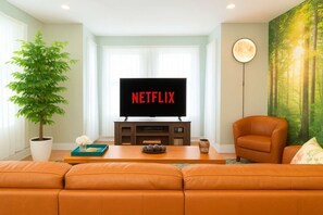 Fernseher, Kamin, DVD-Player, Arbeitsbereiche