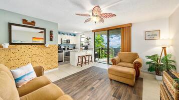 Condo, 1 Bedroom | Living area | TV