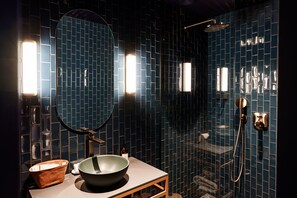 Superior Room | Bathroom | Hair dryer, bathrobes, towels, soap