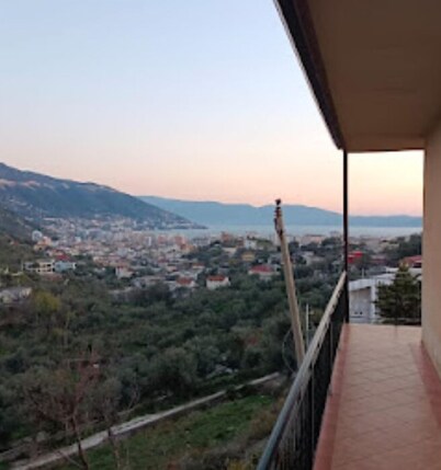 Valona's breathtaking dual-sided sea and nature views at our Vlore Vista Villa.