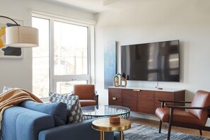 Living area - Modern 2BR-newly built-near NYC (Hoboken)