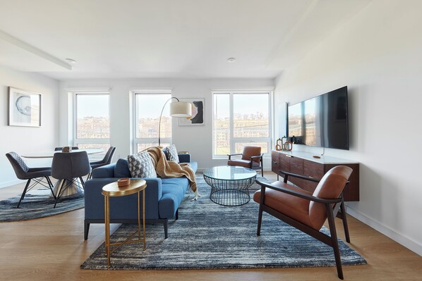 Living area - Modern 2BR-newly built-near NYC (Hoboken)