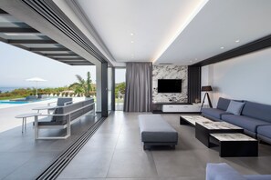 Smart TV, offices - Sapphire Villa, Horizon Dream Villas (Chalkidiki)