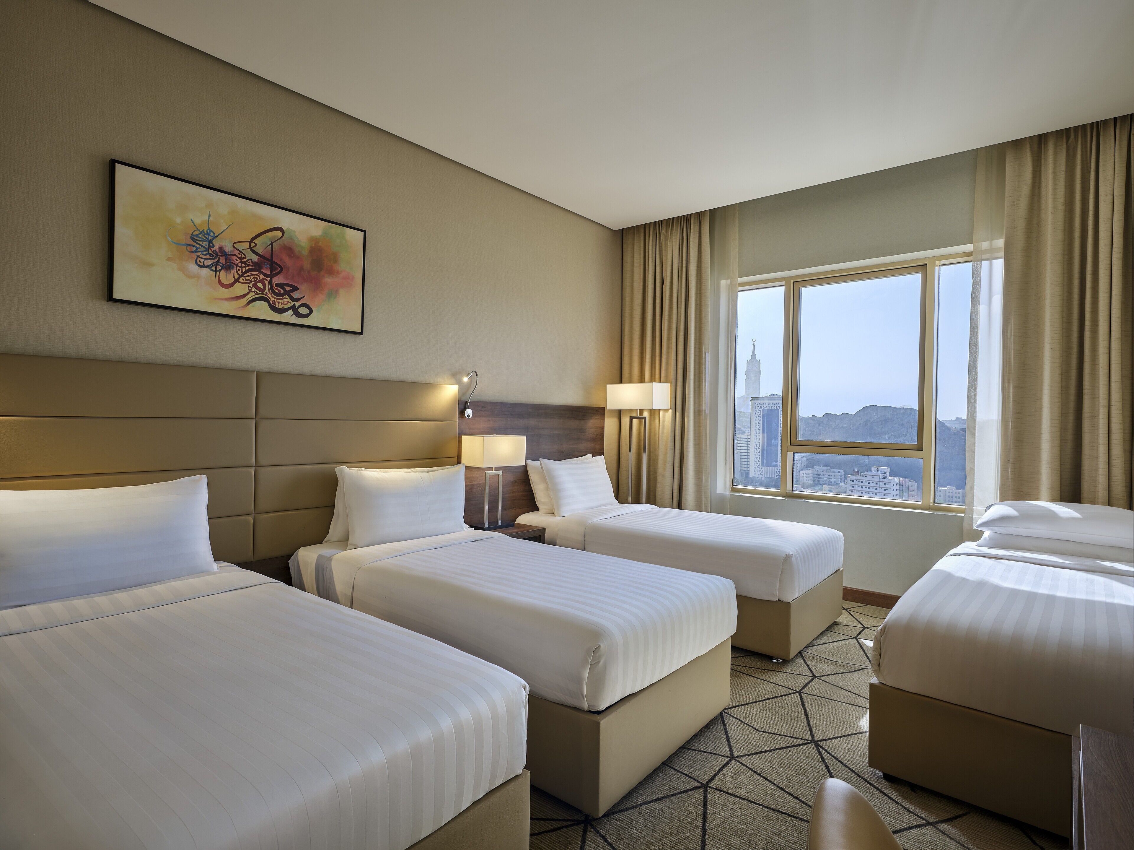 Deluxe Room, Multiple Beds, City View (Quadruple) | Egyptian cotton sheets, premium bedding, in-room safe, desk