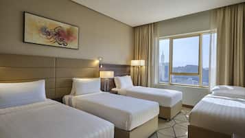 Deluxe Room, Multiple Beds, City View (Quadruple) | Egyptian cotton sheets, premium bedding, in-room safe, desk