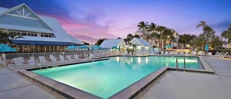 室外泳池、暖水池