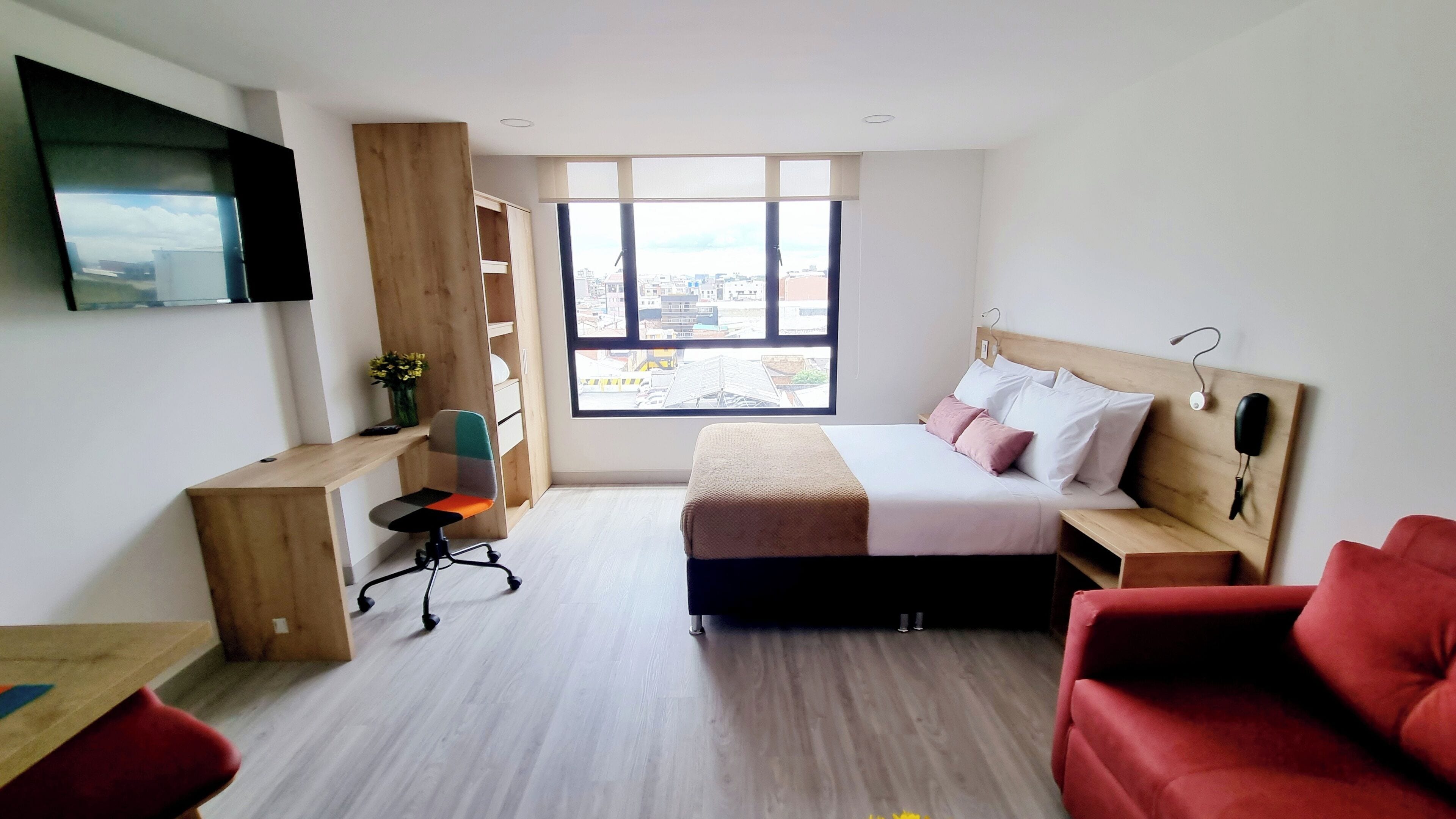 Loft Double Bed | Udsigt fra værelset