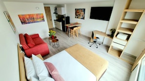 Loft Double Bed | Premium bedding, down duvets, Select Comfort beds - Toscana Loft Apartasuites Bogotá (Bogotá)