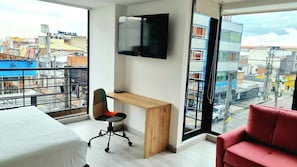 Loft Queen Bed | Living area