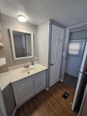 Towels, soap, toilet paper