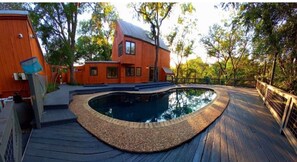 Pool - Stunning Gathering Place with 2 Decks, Pool & BBQ (New Braunfels)