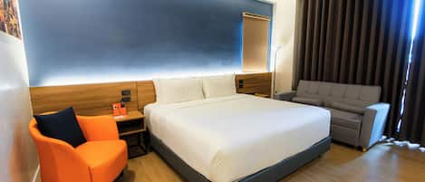 Chambre Signature | Minibar, bureau, rideaux dâobscurcissement, systĂšme dâinsonorisation