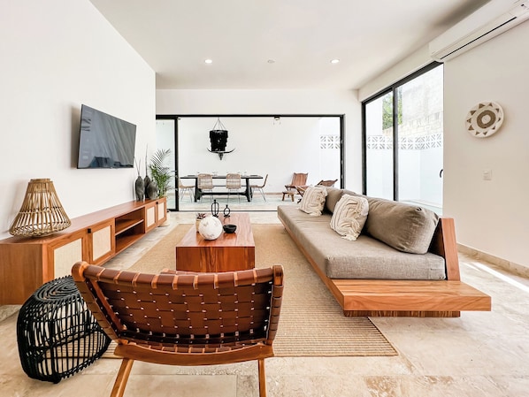 Villa Luxe, 3 chambres | Coin séjour