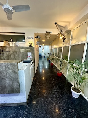 Overnatningsstedets facade