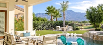 Extraordinary mountain views PGA West/Greg Norman Course 4 beds/4.5 bath #259284