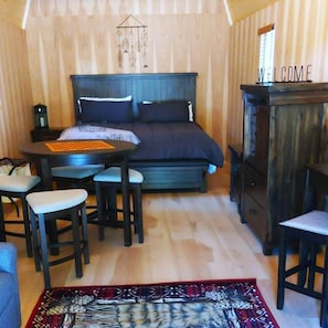 Interior - Lazy Bear Cabin 6 - Restrooms and Showers are a short walk away. (O'Brien)
