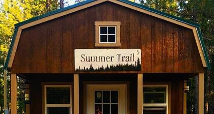 Summer Trail Cabin 5 - Restrooms and Showers are only a short walk away.