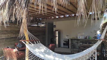 Flat-screen TV, foosball