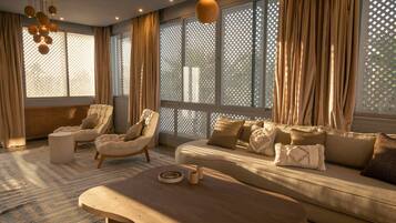 Suíte premium, 2 quartos, para não fumantes, vista para a piscina