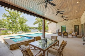 Et oppvarmet basseng