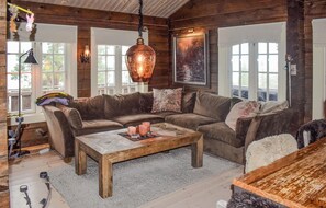 TV, fireplace - Pet friendly home in Nissedal with WiFi (Nissedal)