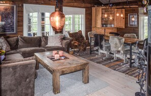 TV, fireplace - Pet friendly home in Nissedal with WiFi (Nissedal)