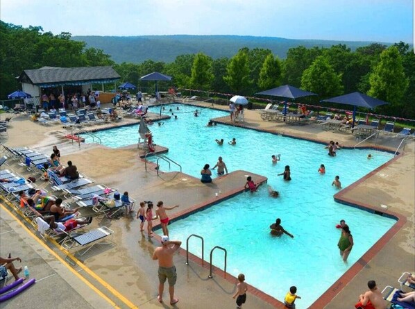 Indoor pool, a heated pool
