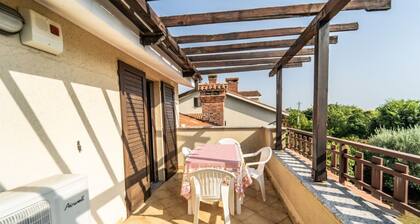 Visogliano Roomy Apt w/ Terrace near the Station