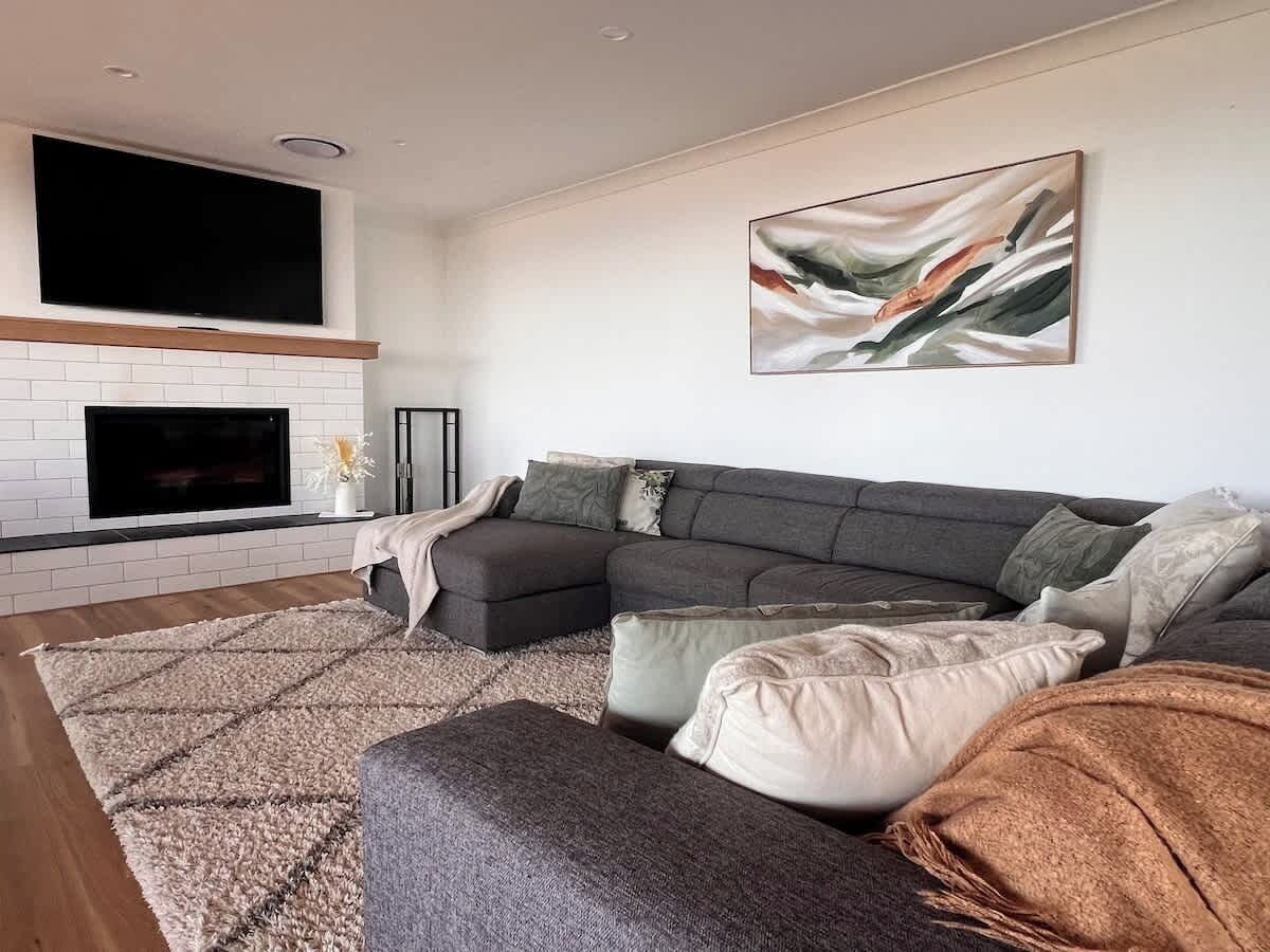 TV connectée, cheminée