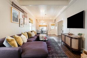 TV, stereo - Park City Historical Home + Walk to Ski Lift & Main Street! (Park City)