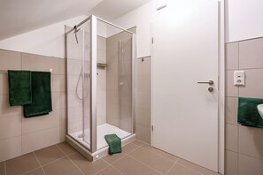 Shower, hair dryer