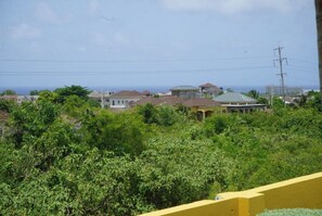 Blick von der Unterkunft