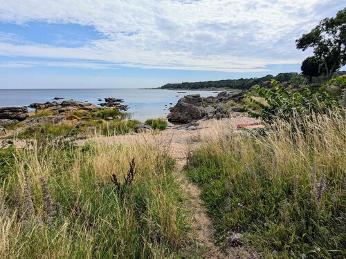 Lovely 2-story cabin by the sea on Bornholm