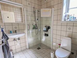 Shower, hair dryer